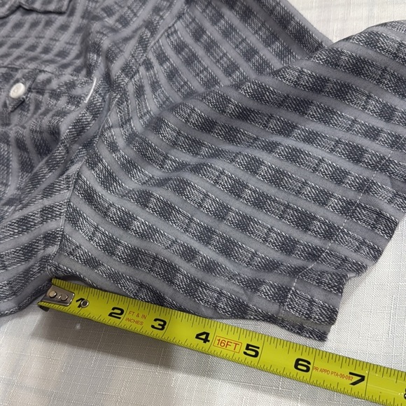 (P) Columbia Men's Gray Plaid Shirt, Modal Blend, XXL - Picture 9 of 13